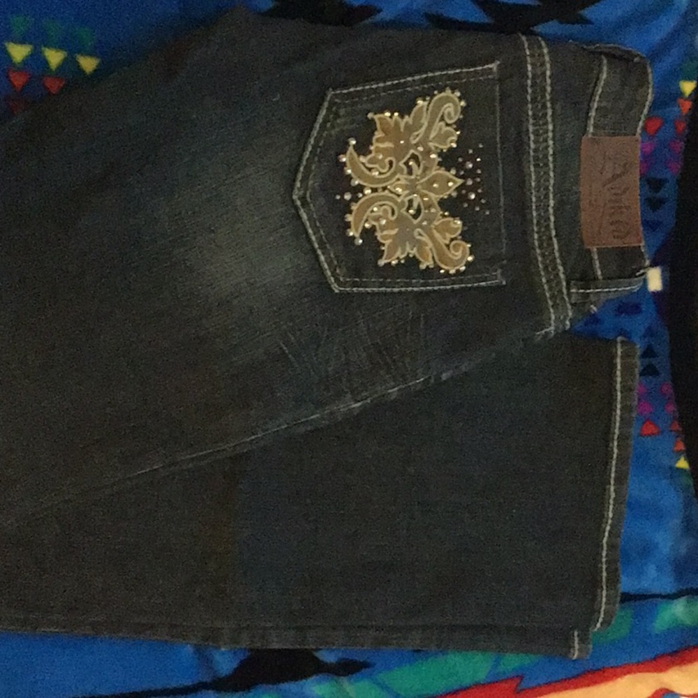 These are size 29W 35L Adiktd jeans.